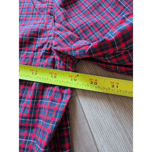 Ralph Lauren Red & Blue Plaid Long Sleeve Button-Down Shirt XL - Picture 8 of 8